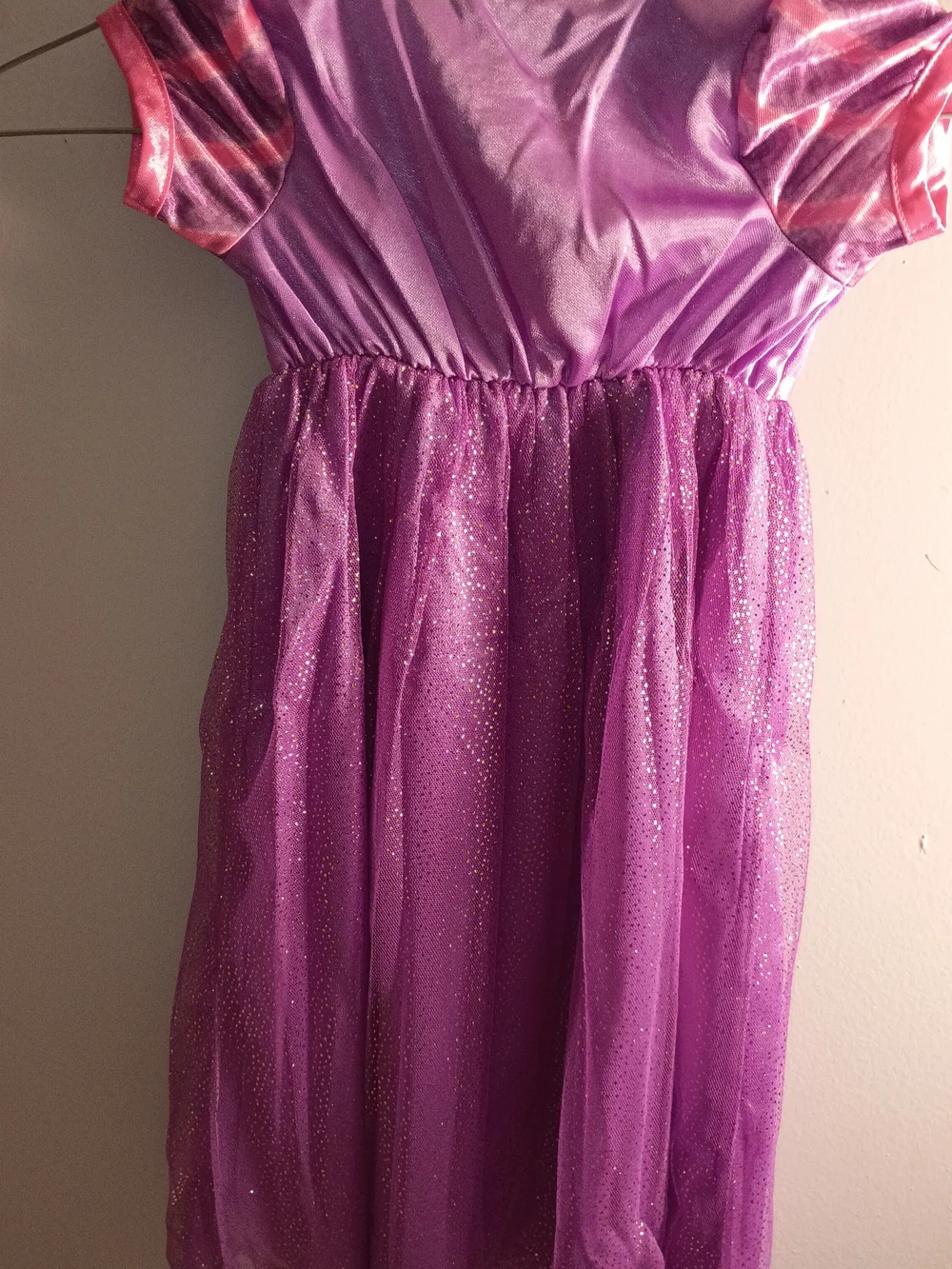 Rapunzel Purple Girls Costume Dress - Picture 2 of 7